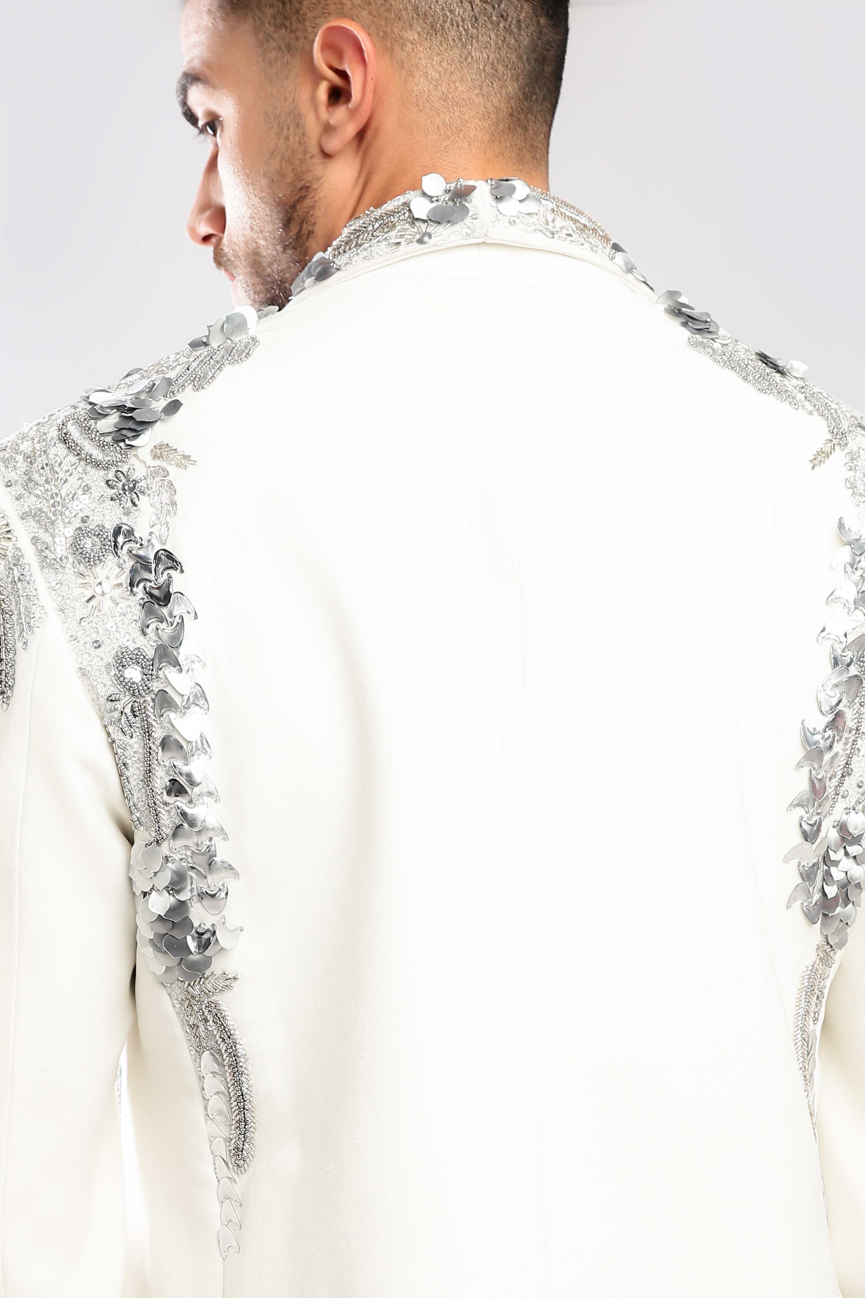 Gilded Inlay Zardozi Suit