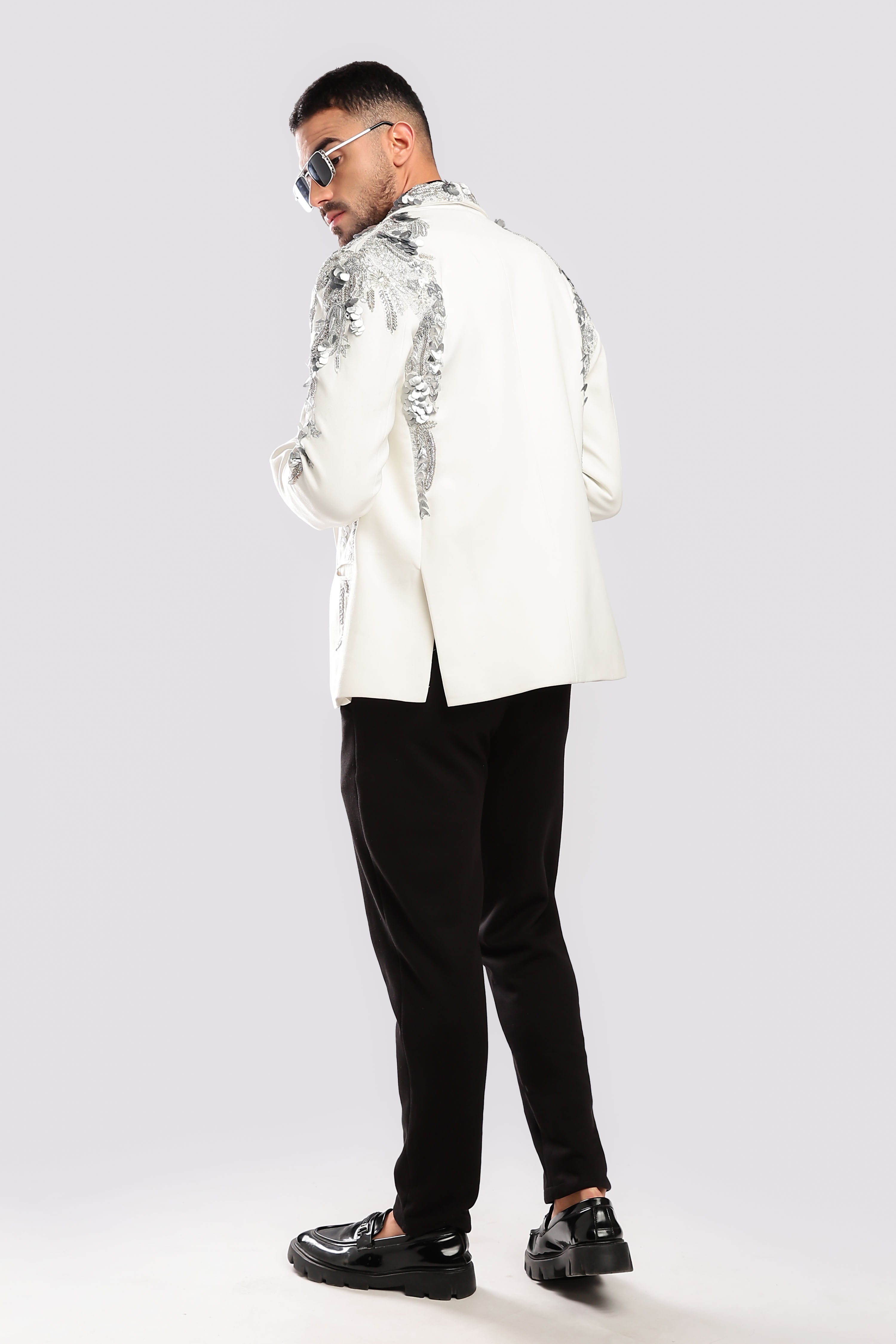 Gilded Inlay Zardozi Suit